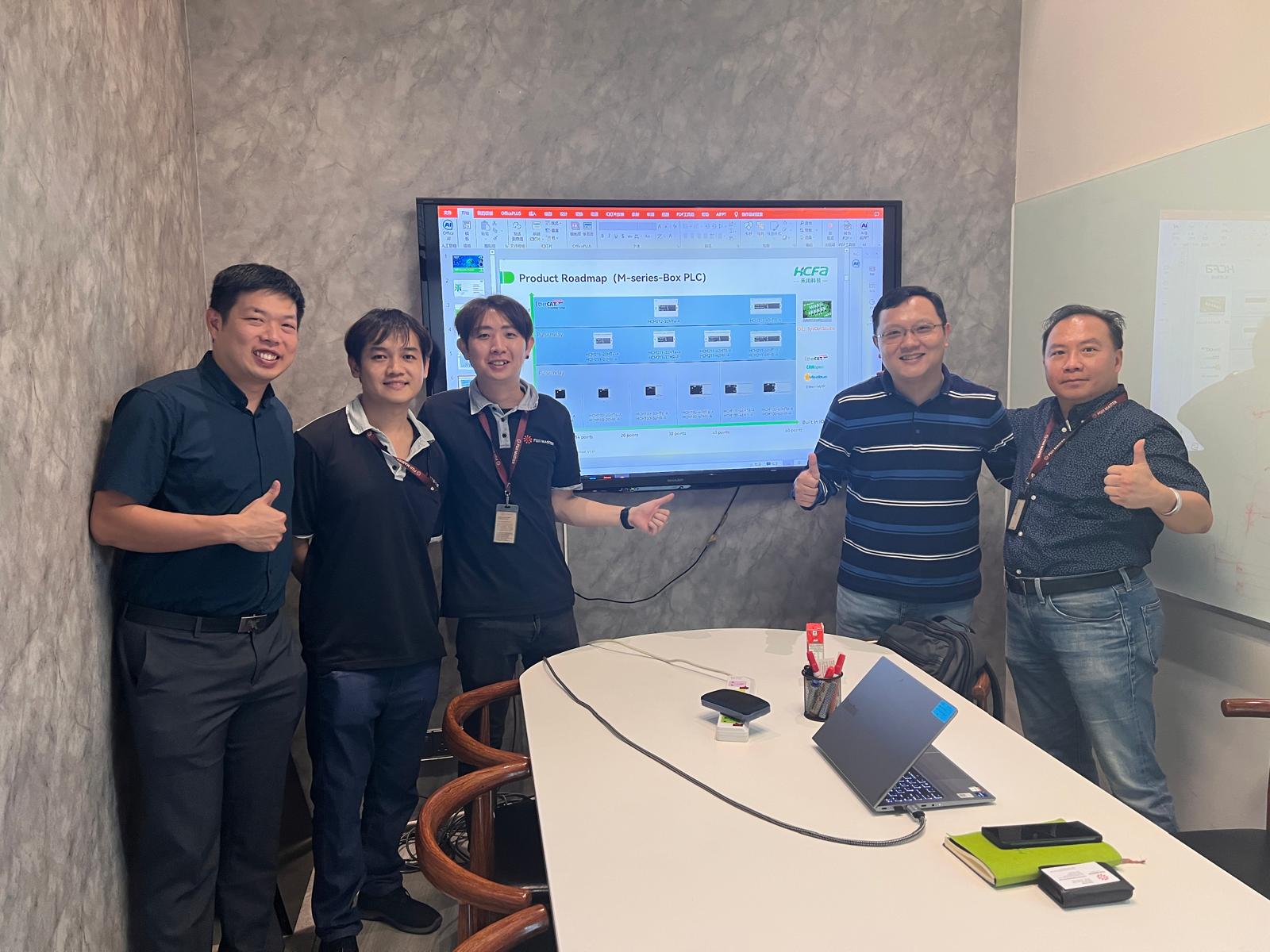 The market development in Singapore and Malaysia is progressing rapidly and smoothly